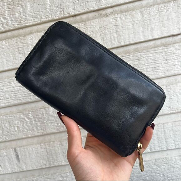 TORY BURCH Black Amanda Marion Robinson Hobo Baguette + Wallet Set - Picture 12 of 12